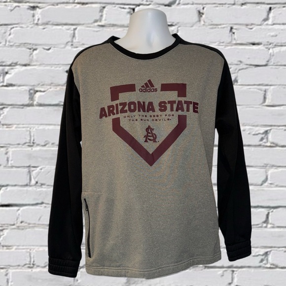 Adidas Arizona State University Sun Devils AEROREADY Long Sleeve Shirt – Size M - Picture 1 of 12